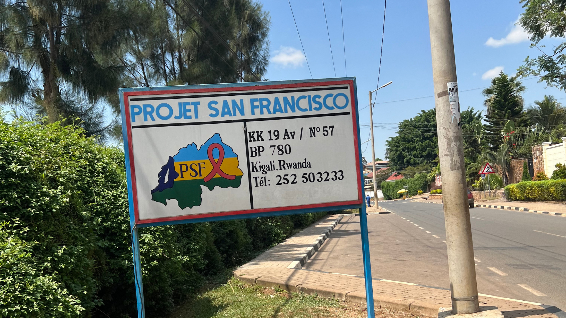 A Sign Displaying "Project San Francisco