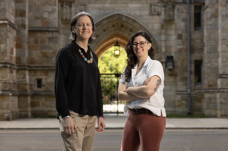 Two members of the Yale LGBTQ Faculty Staff Affinity Group