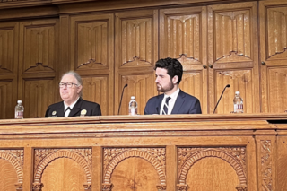 Rachel Levine speaks at Yale Law School