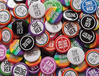 Pronoun Buttons