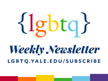 Office of LGBTQ Resources weekly newsletter flyer